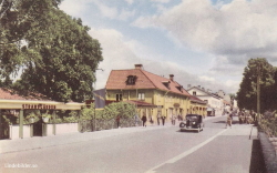 Köping. Parti av Storgatan 1965