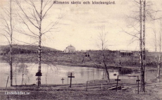 Filipstad, Lesjöfors, Rämens Skola och Klockargård 1907 Filipstad, Lesjöfors, Rämens Skola och Klockargård 1907