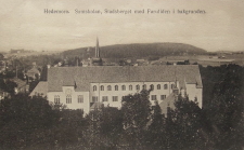 Hedemora, Samskolan, Stadsberget med Furuliden i bakgrunden Hedemora, Samskolan, Stadsberget med Furuliden i bakgrunden