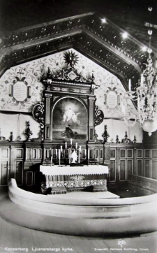 Kopparberg, Ljusnarsbergs Kyrka, Interiör Kopparberg, Ljusnarsbergs Kyrka, Interiör