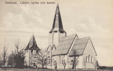 Gotland. Lärbro kyrka och kastal Gotland. Lärbro kyrka och kastal