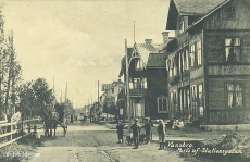 Vansbro, Parti Af Stationsgatan 1907 Vansbro, Parti Af Stationsgatan 1907
