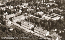Flygfoto över Vansbro 1955 Flygfoto över Vansbro 1955