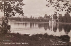 Hängbron över Vanån, Vansbro Hängbron över Vanån, Vansbro