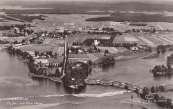 Flygfoto över Dala Järna Flygfoto över Dala Järna