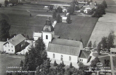 Vansbro, Flygfoto av Nås Kyrka, Dalarna