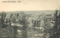 Utsikt från Heden, Nås 1908 Utsikt från Heden, Nås 1908