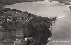 Vansbro, Flygfoto över Närsjö. Nås Vansbro, Flygfoto över Närsjö. Nås