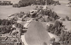 Kristinehamn, Flygfoto över Långerud, Visnum 1952 Kristinehamn, Flygfoto över Långerud, Visnum 1952