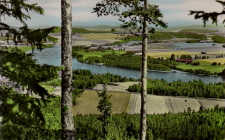 Hedemora, Utsikt från Sjulsbo Klint över Dalälven Hedemora, Utsikt från Sjulsbo Klint över Dalälven