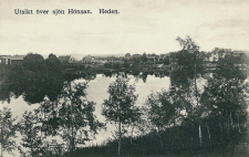 Utsikt från Sjön Hönsan, Heden 1913 Utsikt från Sjön Hönsan, Heden 1913