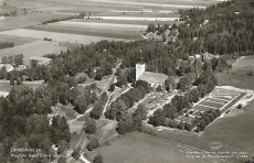 Flygfoto över Glava kyrka Flygfoto över Glava kyrka