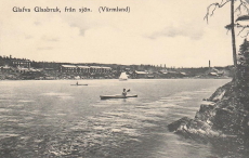 Glafva Glasbruk, Från sjön Värmland Glafva Glasbruk, Från sjön Värmland