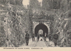 Bevakníng vid Edane Tunnel, Sommaren 1905 Bevakníng vid Edane Tunnel, Sommaren 1905