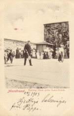 Oscar II spelar tennis i Marstrand 1903 Oscar II spelar tennis i Marstrand 1903
