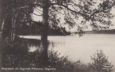 Strandparti vid Degernäs  Pensionat, Degerfors  1934