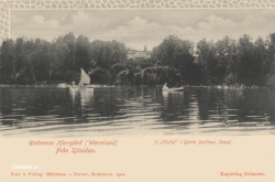 Rottneros Herrgård. Wermland. Från sjösidan. Ekeby i Gösta Berlings Saga 1902 Rottneros Herrgård. Wermland. Från sjösidan. Ekeby i Gösta Berlings Saga 1902
