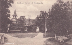 Sundborn, Kyrkan och Klockstapeln