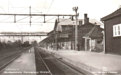 Järnvägsstationen, Charlottenberg, Värmland Järnvägsstationen, Charlottenberg, Värmland