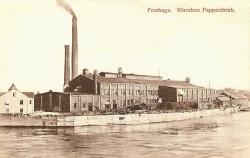 Forshaga, Klarafors Pappersbruk 1910 Forshaga, Klarafors Pappersbruk 1910