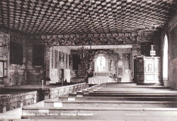 Bäckaby Kyrka, interiör. Jönköpings Stadspark