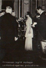 Ingrid på Bröllop 1935