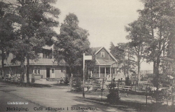 Jönköping. Cafe Stugan i Stadsparken