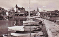Jönköping, Väster kaj med sj station 1943 Jönköping, Väster kaj med sj station 1943