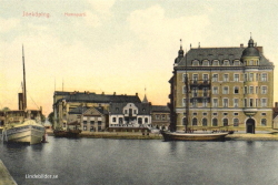 Jönköping. Hamnparti 1909 Jönköping. Hamnparti 1909