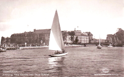Jönköping, Yttre Hamnen med stora Hotellet 1952 Jönköping, Yttre Hamnen med stora Hotellet 1952