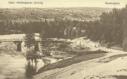 Dala-Helsingslands Järnväg. Skattungsbyn 1916 Dala-Helsingslands Järnväg. Skattungsbyn 1916