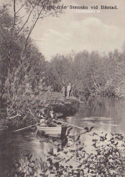 Parti från Stensån vid Båstad 1908