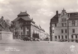 Falun. Parti av Torget