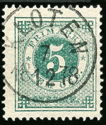 Klotens Frimärke 7/12 1878