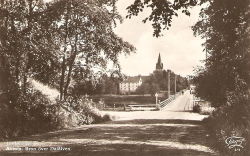 Bron öfver Dalelfven vid Avesta 1907