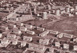 Flygfoto över Avesta 1958