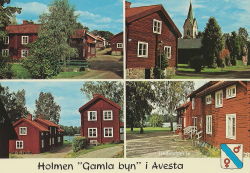 Holmen gamla byn i Avesta