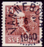 Vanneboda Frimärke 6/3 1940 Vanneboda Frimärke 6/3 1940