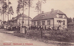 Horndal, Skolhuset å Villahed 1909 Horndal, Skolhuset å Villahed 1909
