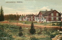 Stationsgatan, Horndal 1912 Stationsgatan, Horndal 1912