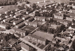 Flygfoto över Krylbo 1958