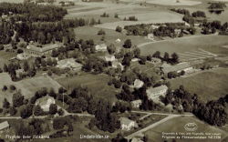 Flygfoto över Folkärna 1958