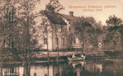 Brunnbäck. Folkärna, Jularbo. Vårflod 1910 Brunnbäck. Folkärna, Jularbo. Vårflod 1910