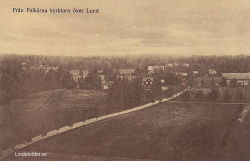 Från Folkärna kyrktorn över Lund 1920