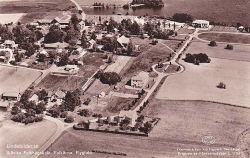 Sjöviks Folkhögskola. Folkärna. Flygfoto