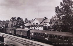 Björbo Järnvägsstation 1947 Björbo Järnvägsstation 1947
