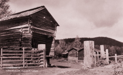 Härjedalen. Gammalt härbre Härjedalen. Gammalt härbre