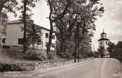 Parti av Osby med Kyrkan