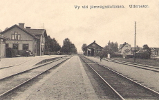 Ullersäter. Vy vid Järnvägsstationen 1910 Ullersäter. Vy vid Järnvägsstationen 1910