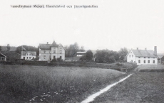 Vasselhyttas Mejeri, Handelsbod och Järnvägsstation 1910 Vasselhyttas Mejeri, Handelsbod och Järnvägsstation 1910